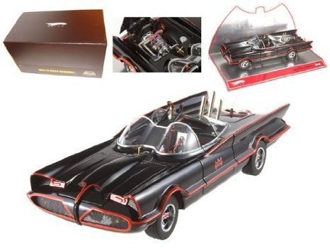 1966 Batmobile from the 1960's TV シリーズ Super Elite Highly Detailed 1:18 スケール Collectible