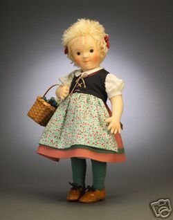 Steiff R John Wright Doll Kinder Series Children Sophie 人形 ドール