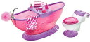 【商品名】バービー Barbie Bath To Beauty Bathroom Set Model: T7537 人形 ドール おもちゃ 【カテゴリー】おもちゃ：きせかえ人形・ハウス【商品詳細】 New Barbie Furniture CollectionEach furniture piece contains a surprise transformationIt's room play and transformation fun all in oneFeatures bathroom with a fold-up vanityCollect all 3 new Barbie furniture collection sets