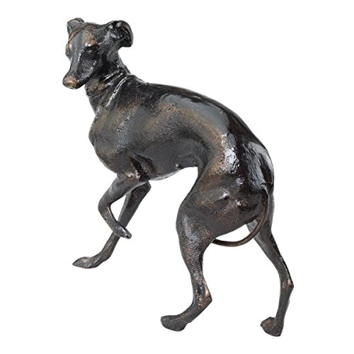 【商品名】Design Toscano The Loyal Whippet Authentic Foundry Iron Casting 【カテゴリー】ホーム：インテリア【商品詳細】 SP1577 Features: -Material: Solid cast iron.-Based on a French antique. Color/Finish: -Hand finished.