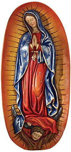 Design Toscano The Virgin of Guadalupe Religious Wall Sculpture