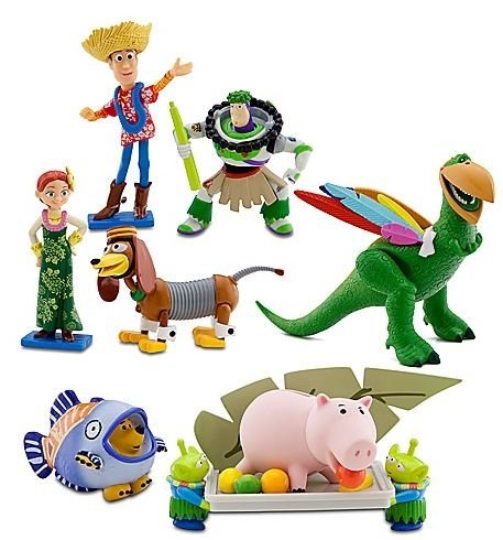 楽天ワールドセレクトショップDisney ディズニー Toy Story Hawaiian Vacation Deluxe 7 Figurine Set フィギュア 人形 おもちゃ