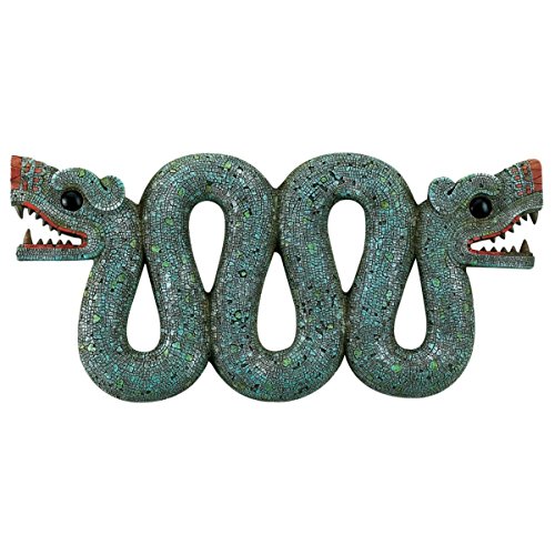 Design Toscano Aztec Double - Headed Serpent Wall Sculpture Design Toscano Aztec Double - Headed Serpent Wall Sculpture