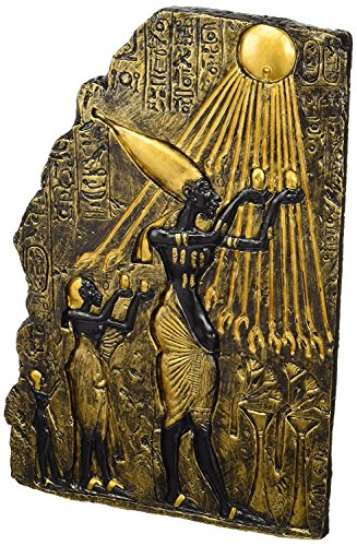 Design Toscano Pharaoh Akhenaten Offering to Aten the Sun Wall Sculpture