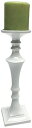 Design Toscano Goga 12-Inch Hand-Crafted Candleholder, Large, White