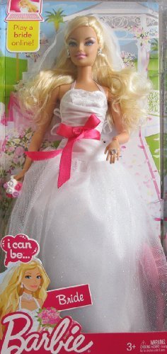 I Can Be... BRIDE Barbie Doll w On Line 