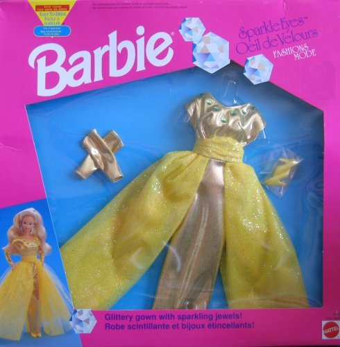 Сӡ Barbie Sparkle Eyes Fashions - Easy To Dress ɥ쥹 (1991 Canadian Box) ɡ ͷ ե