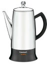 Cuisinart PRC-12 Classic 12-Cup Stainless-Steel Percolator, Black/Stainless コーヒー...