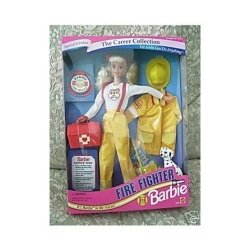 人偶（可换穿衣物） - 1994 The Career コレクション - Fire Fighter バービー