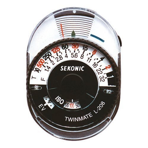 セコニック Sekonic L-208 Twin Mate Light Meter (Black/White)