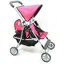 [j[[Nh[RNV]The New York Doll Collection My First Doll Twin Stroller in Pink C