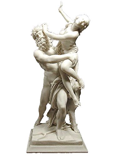 ジャン・ロレンツォ・ベルニーニ作(1598-1680)ギリシャローマ神話の彫刻像 ペルセポネーをさらおうとす