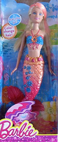 House, Building - バービー BARBIE MERMAID Doll w BLONDE ブロンド & PINK 