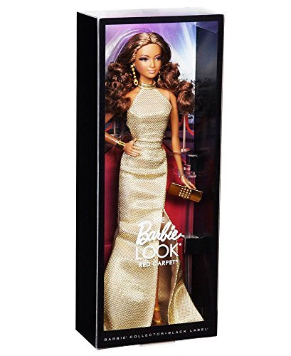 Barbie The Look Red Carpet Black Label Collector: Gold Dress Barbie Doll by Barbie