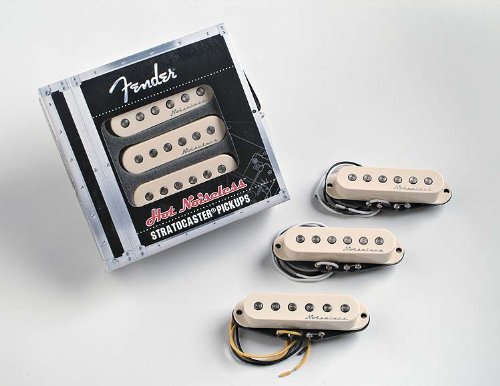 【商品名】Fender Hot Noiseless Single Coil pickup set 【カテゴリー】楽器：ギター【商品詳細】 Jeff Beck用にデザインされた高出力ノイズレス・ピックアップ ジェフ・ベックの求めたビッグでダイナミックなトーンをストラトで実現