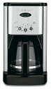 【商品名】Cuisinart 　クイジナート　DCC-1200　Brew Central 12-Cup Programmable Coffeemaker　12カップコーヒーメーカー　(Brushed Chrome) 【カテゴリー】ホーム：家...