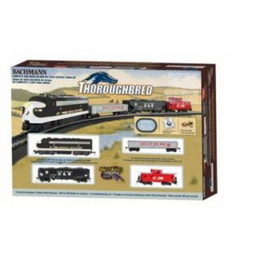 Bachmann Trains Thoroughbred Ready-to-Run HO Scale Train Set おもちゃ