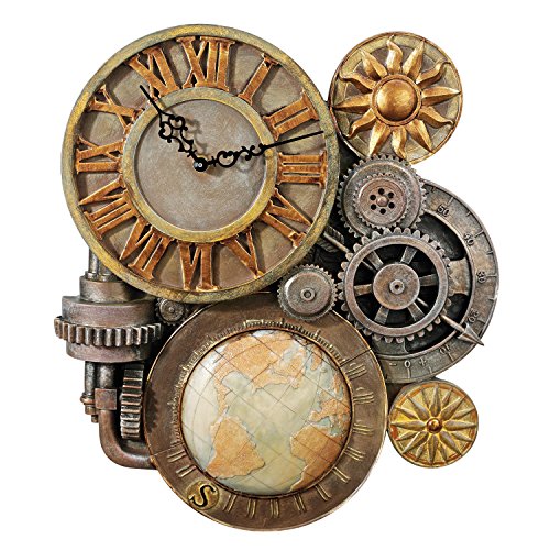 Design Toscano Gears of Time Sculptural Wall Clock by Design Toscano Design Toscano Gears of Time Sculptural Wall Clock by Design Toscano