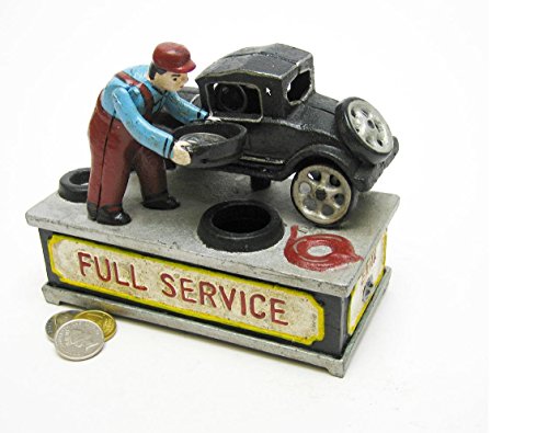 【商品名】Design Toscano Model T at the Service Station Authentic Foundry Cast Iron Mechanical Bank 【カテゴリー】ホーム：インテリア【商品詳細】 SP...