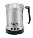 KRUPS XL2000 Electric Milk Frother with Cappuccino Latte and Hot Milk features, Silver