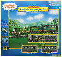 【商品名】Bachmann Trains Emily's Passenger Set Ready-to-Run HO Train Set 【カテゴリー】おもちゃ：電車・ミニカー・乗り物【商品詳細】 Bachmann Trains Thomas & Friends EMILY'S PASSENGER SET - HO Scale Ready to Run Electric Train Set. Emily is a beautiful engine with shiny paintwork and gleaming brass fittings. After bravely rescuing two of her railway friends, Sir Topham Hatt rewarded Emily with a brand new pair of coaches. Now you can ride along with Emily as she proudly displays her splendid passenger cars to all of Sodor. This ready-to-run train set includes: Emily locomotive with moving eyes Emily's Coach with international-style hook and loop couplers Emily's Brake Coach with international-style hook and loop couplers 47" x 38" oval of snap-fit E-Z Track(C) with 12 pieces of curved track , 1 piece straight track, and 1 straight plug-in terminal rerailer power pack and speed controller illustrated instruction manual.