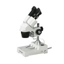 AmScope SE304-P Binocular Stereo Microscope, WF10x Eyepieces, 20X and 40X Magnification, 2X and 4X