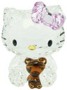 スワロフスキー SWAROVSKI クリスタル フィギュア Hello Kitty Bear (ハローキティ ティディベア) Hello