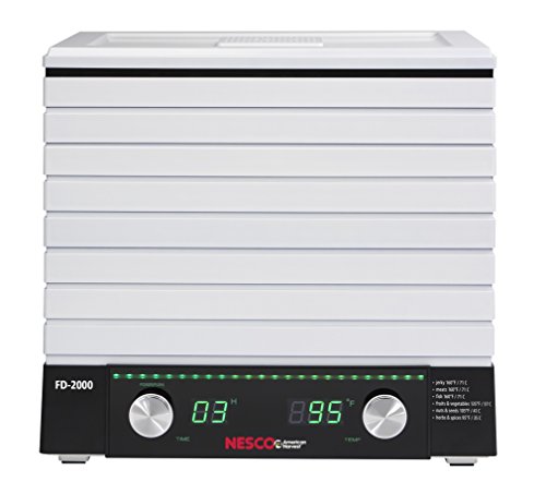Nesco ネスコ 食品乾燥機 フードディハイドレーター FD-2000 Digital Square Dehydrator, 530-watt, Whit