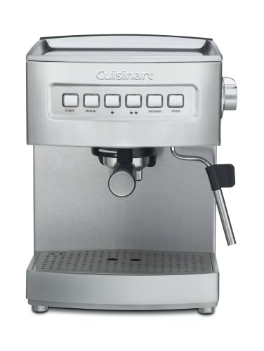 Cuisinart EM-200 Programmable 15-Bar Espresso Maker, Stainless Steel