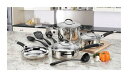 Cuisinart 11 Piece Hard Anodized Nonstick Set, Black