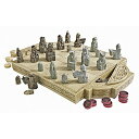 【商品名】Design Toscano Isle of Lewis Chess Set 【カテゴリー】おもちゃ：ゲーム【商品詳細】 PD0685 Features: -Two-toned checkers with a celtic motif.-Design Toscano exclusive. Includes: -Set includes chess pieces, checkers and board. Construction: -Quality designer resin construction. Color/Finish: -Board finish: Faux ivory. Dimensions: -King height: 2.5''.-Board dimensions: 1.5'' H x 17.5'' W x 11.5'' D.