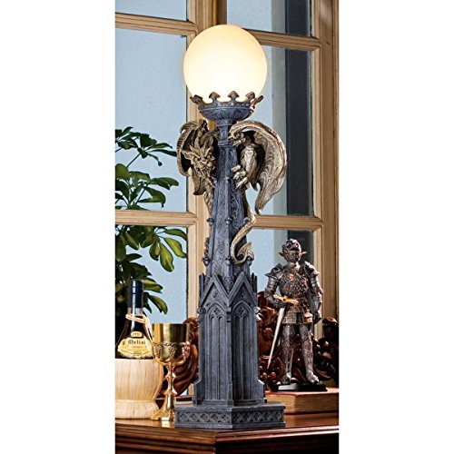 【商品名】Design Toscano Gargoyle of Eastmore Cathedral Illuminated Sculpture 【カテゴリー】ホーム：家電【商品詳細】 CL4190 Features: -Cast in q...