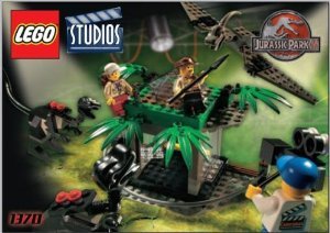 LEGO (レゴ) Studios Set 1370 Jurassic Park (ジュラシックパーク) 3 Raptor Rumble Studio ブロック