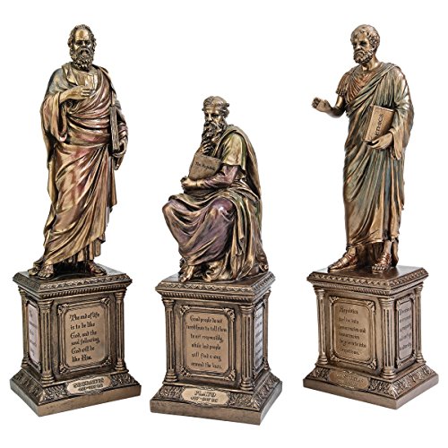 Design Toscano Master of Western Philosophy Statue: Set