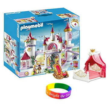 PLAYMOBIL (プレイモービル) 5142 Princess Fantasy Magic Castle with Canopy Bed and Rocking Chair wi