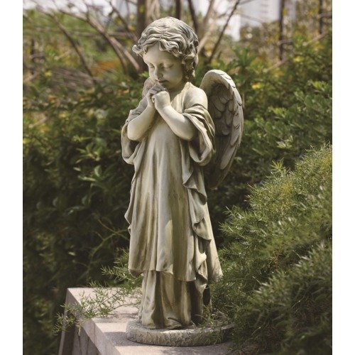 Joseph Studio 42513 Tall Standing Angel Child Praying Statue, 26-Inch