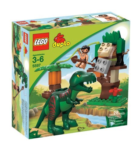 【商品名】LEGO Dino Trap SET 5597 by LEGO 【カテゴリー】おもちゃ：レゴ【商品詳細】 Includes T-Rex dinosaur, caveman figure, tree, vine and other jungle elements; T-Rex's mouth opens and closes; Tree has a tipping function to drop rocks; Attach the caveman to the dinosaur's back; Contains 28 pieces;