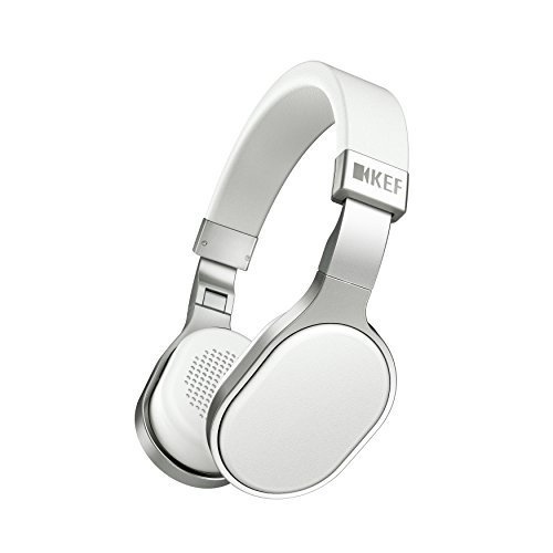 KEF M500 Hi-Fi On-Ear Headphones - Aluminum/White by KEF