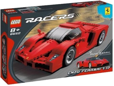 レゴ レーサー エンツォ フェラーリー 1/17 8652 LEGO Racers: Enzo Ferrari 1:17 Scale
