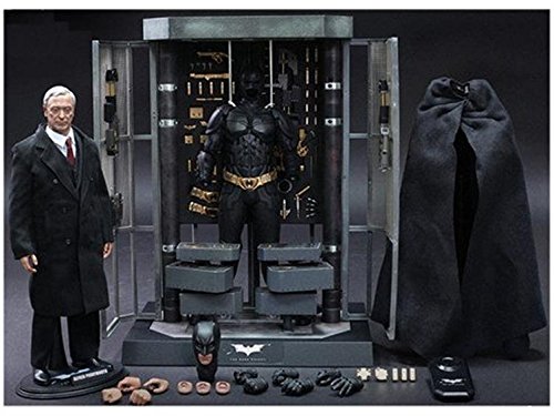 Rakuten - 1/6 Scale Movie Masterpiece Batman Armory with Alfred & Batman Collectible Figures Batman: The Dar
