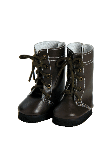 【アドラ】ブラウンニーハイレースアップブーツ/Adora赤ちゃん人形/ベビードール/抱き人形