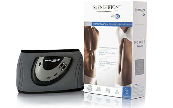 スレンダートーン Slendertone Abs5 腹筋ベルト EMS 男性/女性 兼用版 米国正規品 日本語説明書付き 中級者向き