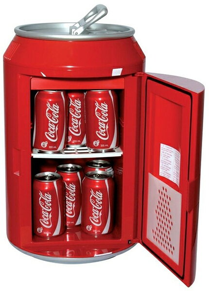 ８缶を一度に冷やせる コカコーラ８缶容量ボトル型冷蔵庫 冷温庫 レゴ Koolatron社 ワールドセレクトショップ