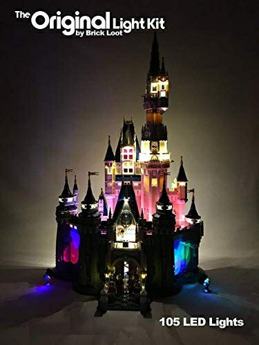 レゴ（LEGO）ディズニー シンデレラ城 (71040) 用 電飾ライトキット Deluxe Lighting Kit for Your Lego