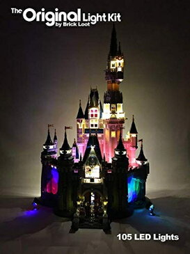 レゴ（LEGO）ディズニー シンデレラ城 (71040) 用 電飾ライトキット Deluxe Lighting Kit for Your Lego