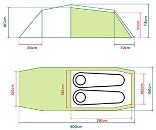 COLEMAN コールマン Tasman タスマン 2人用トンネルテント