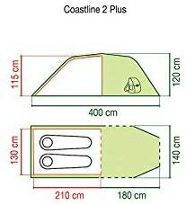 【欧州限定モデル】Coleman(コールマン)Coastline 2 Plus (コーストライン 2プラス) トンネル カマボコ型