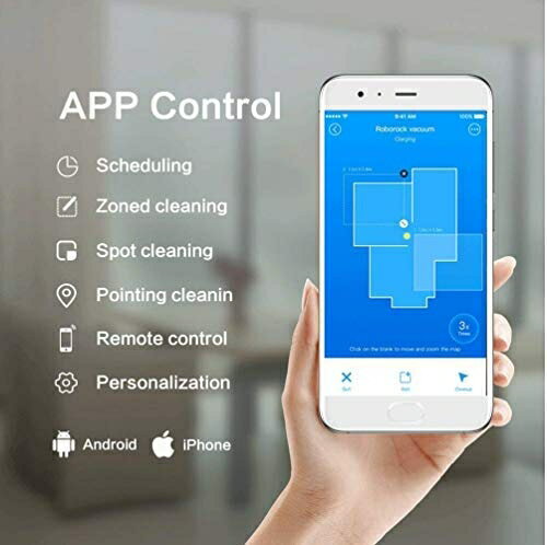 [Roborock] [Roborock ロボット掃除機 S5 Xiaomi Robotic Vacuum and Mop Cleaner ...