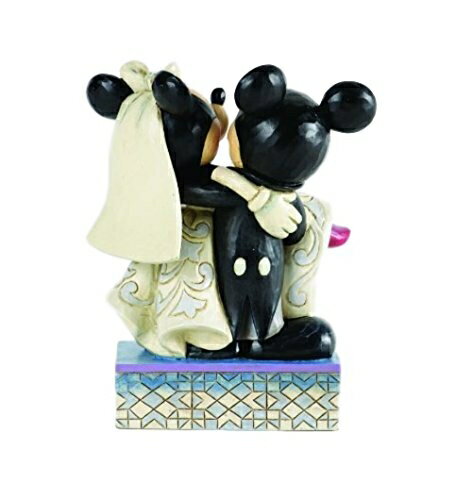 公式の エネスコ Disney ディズニー ミッキー ミニー ウエディング フィギュア 結婚式 木彫り風 結婚祝い 結婚 新規購入 Dekmantel Com
