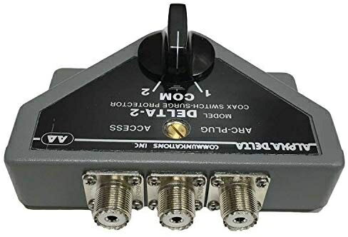 （アルファデルタ） ALPHA DELTA COAXIAL SWITCH 2回路 同軸切替器 2